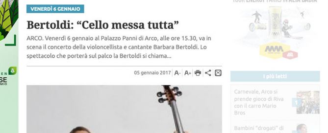 Giornale Trentino 05/01/2017