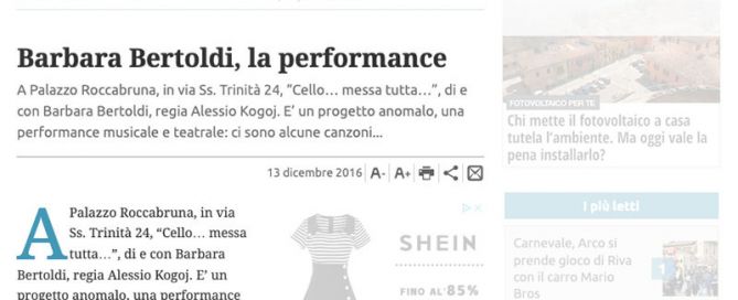 Giornale Trentino 13/12/2016