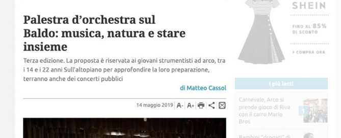 Giornale Trentino 14/05/2019
